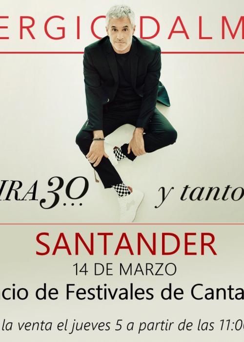 Cartel de Concierto de Sergio Dalma en Santander