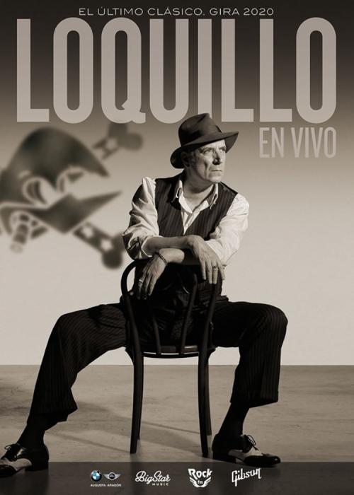 Cartel de Concierto de Loquillo en Barcelona