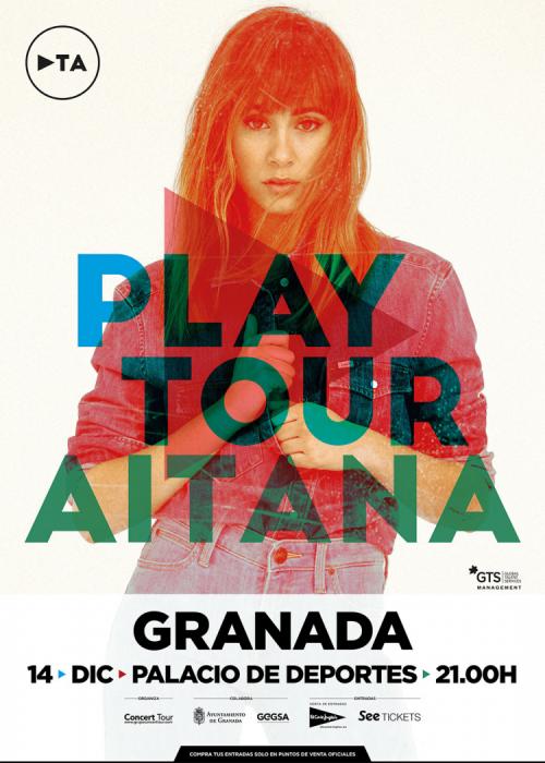 Cartel de Concierto de Aitana en Granada
