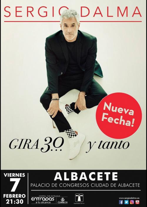 Cartel de Concierto de Sergio Dalma en Albacete