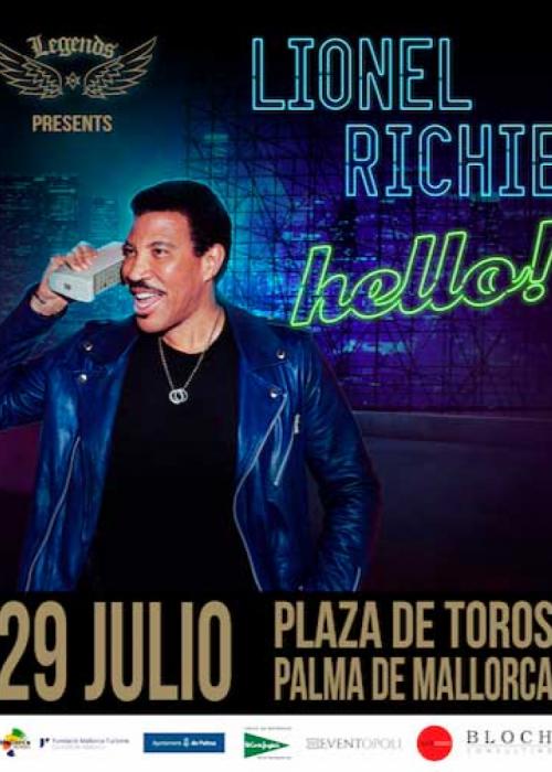 Cartel de Concierto de Lionel Richie en Palma de Mallorca
