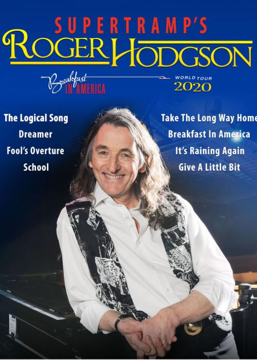 Cartel de Concierto de Roger Hodgson en Mérida