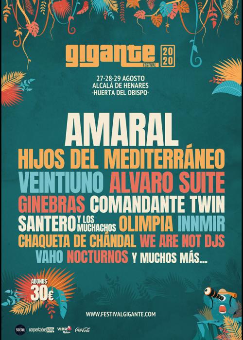 Cartel de Festival Gigante 2020