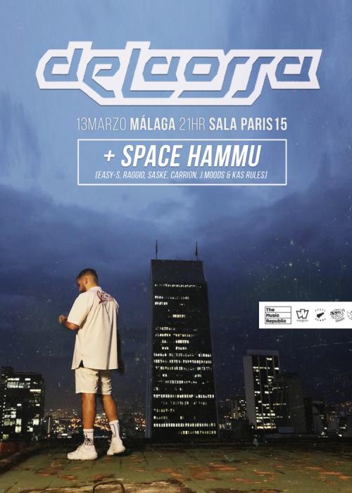 Cartel de Concierto de Delaossa en Málaga