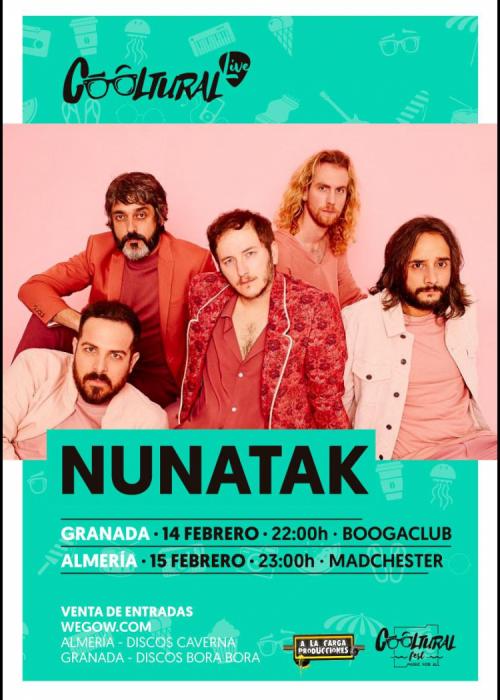 Cartel de Concierto de Nunatak en Almería