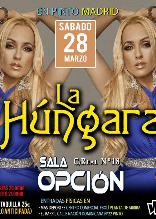 Cartel de Concierto de La Húngara en Pinto