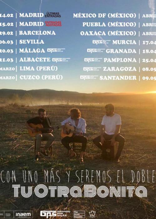 Cartel de Concierto de Tu Otra Bonita en Pamplona/Iruña