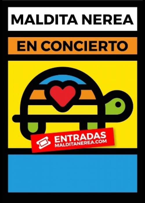 Cartel de Concierto de Maldita Nerea en Barcelona