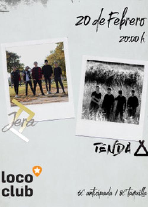 Cartel de Concierto de Jera + Tenda en Valencia