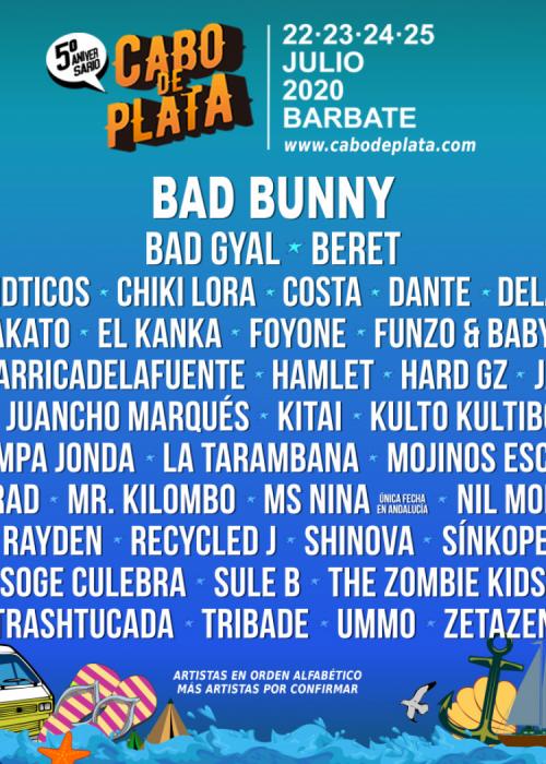 Cartel de Cabo de Plata Festival 2020
