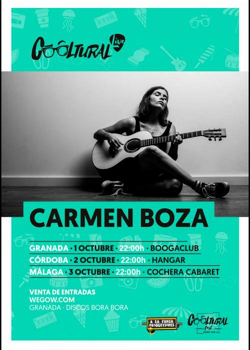 Cartel de Concierto de Carmen Boza en Almería