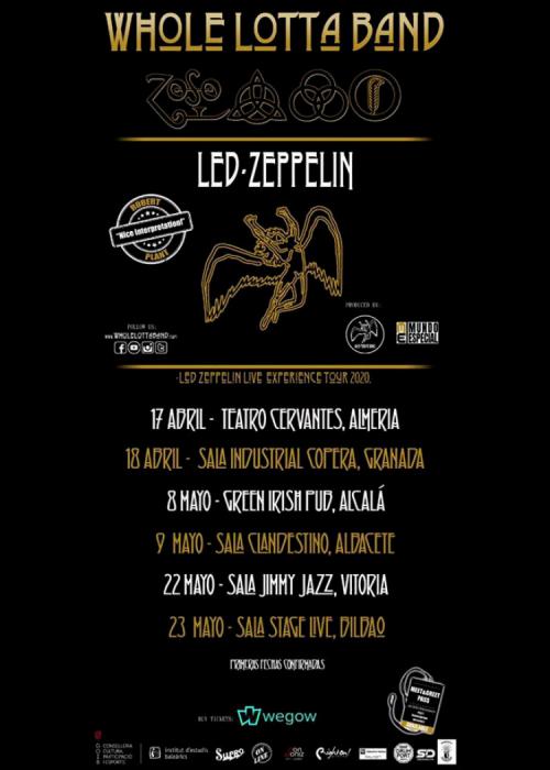 Cartel de Concierto de Whole Lotta Band en Alcalá de Henares