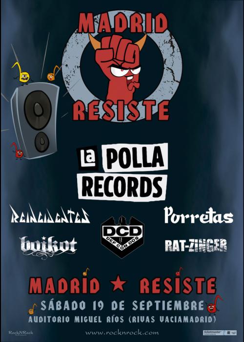 Cartel de Madrid Resiste Festival 2020