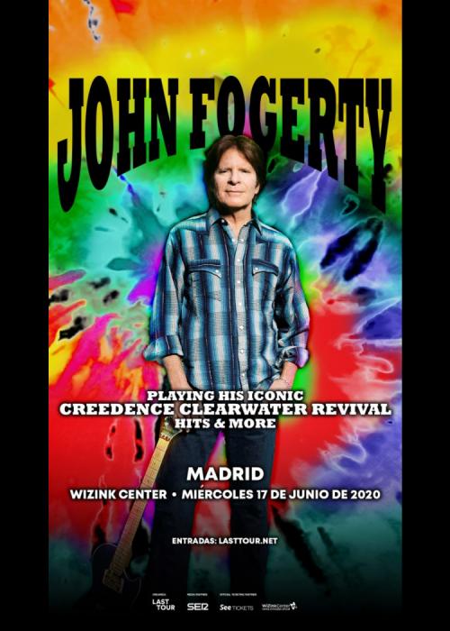 Cartel de Concierto de John Fogerty en Madrid