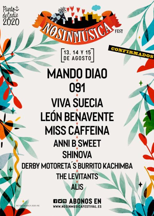 Cartel de No Sin Música Festival 2020