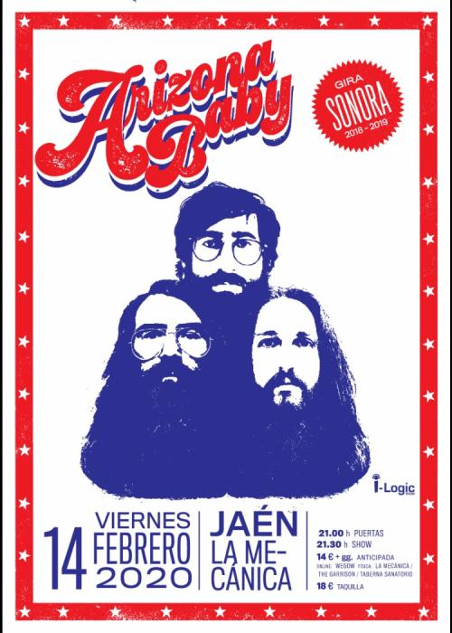 Cartel de Concierto de Arizona Baby en Jaén