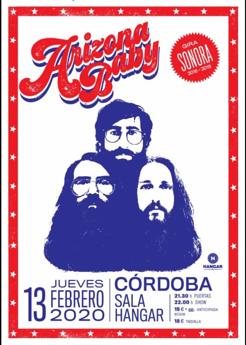 Cartel de Concierto de Arizona Baby en Córdoba