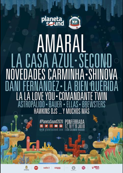Cartel de Festival Planeta Sound 2020