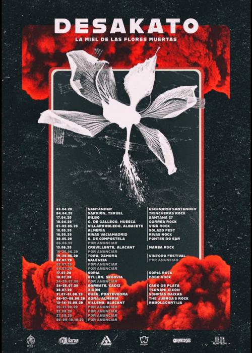 Cartel de Concierto de Desakato en Santander