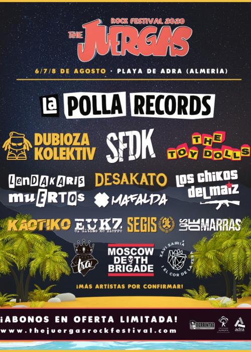 Cartel de The Juerga's Rock Festival 2020
