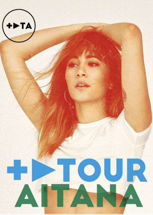 Cartel de Concierto de Aitana en Valencia