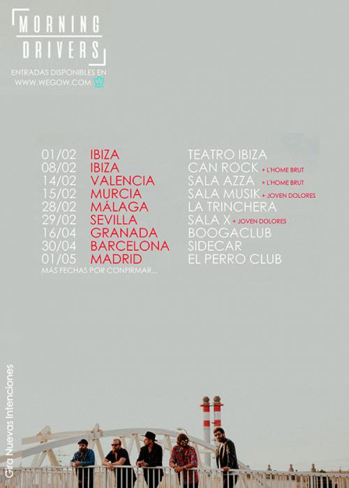 Cartel de Concierto de Morning Drivers en Granada