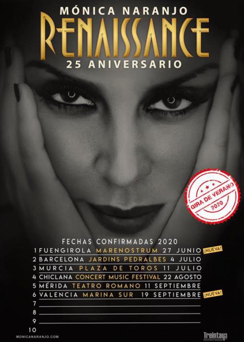 Cartel de Concierto de Monica Naranjo en Fuengirola