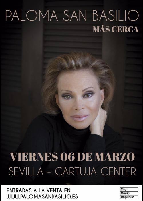Cartel de Concierto de Paloma San Basilio en Sevilla
