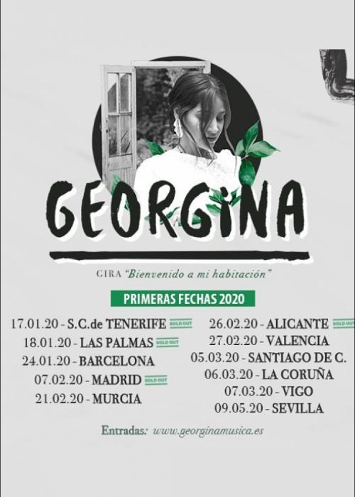 Cartel de Concierto de Georgina en Sevilla