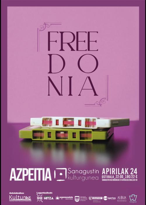 Cartel de Concierto de Freedonia en Azpeitia