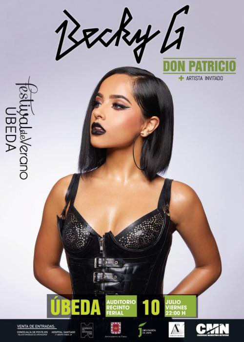 Cartel de Concierto de Becky G + Don Patricio en Úbeda