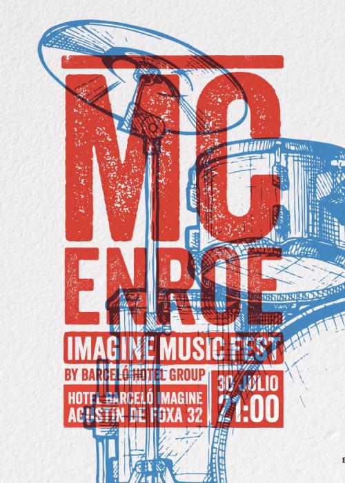 Cartel de Concierto de McEnroe en Madrid
