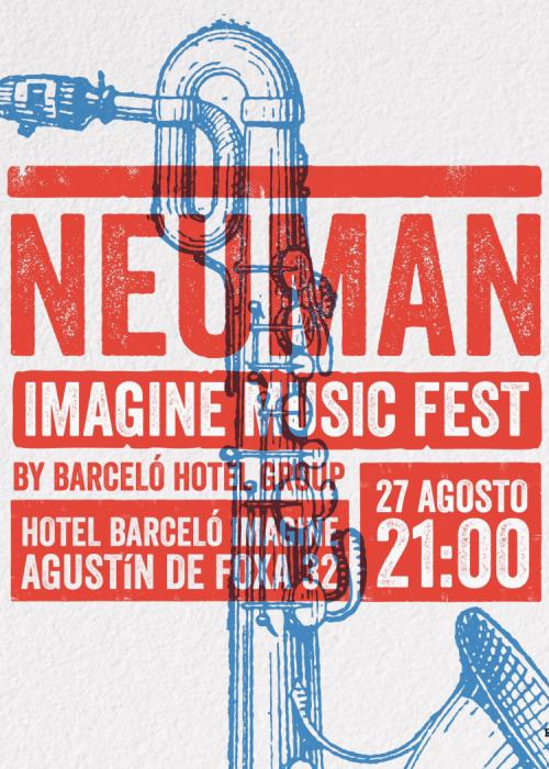 Cartel de Concierto de Neuman en Madrid
