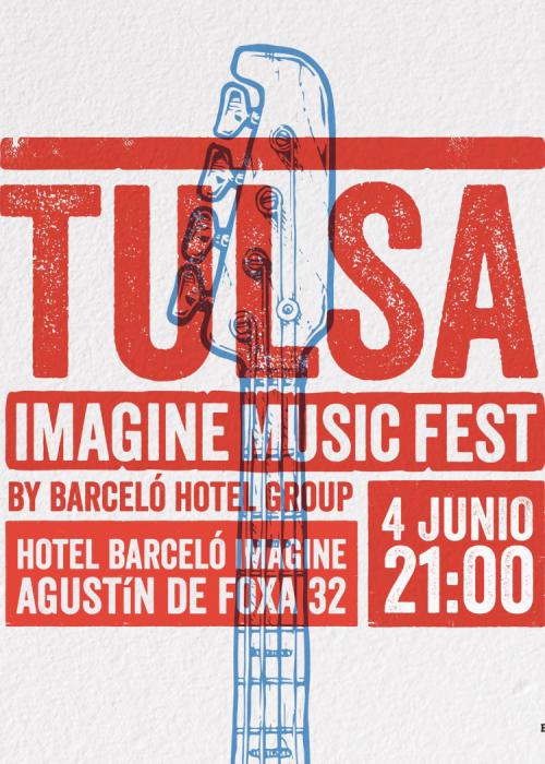 Cartel de Concierto de Tulsa en Madrid