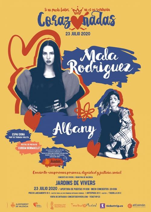 Cartel de Concierto de Mala Rodríguez + Albany en Valencia