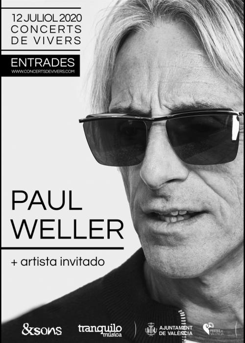 Cartel de Concierto de Paul Weller en Valencia