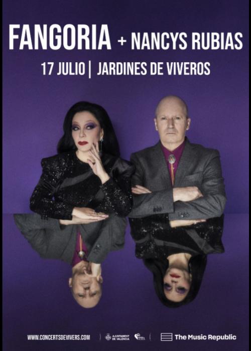 Cartel de Concierto de Fangoria + Nancys Rubias en Valencia