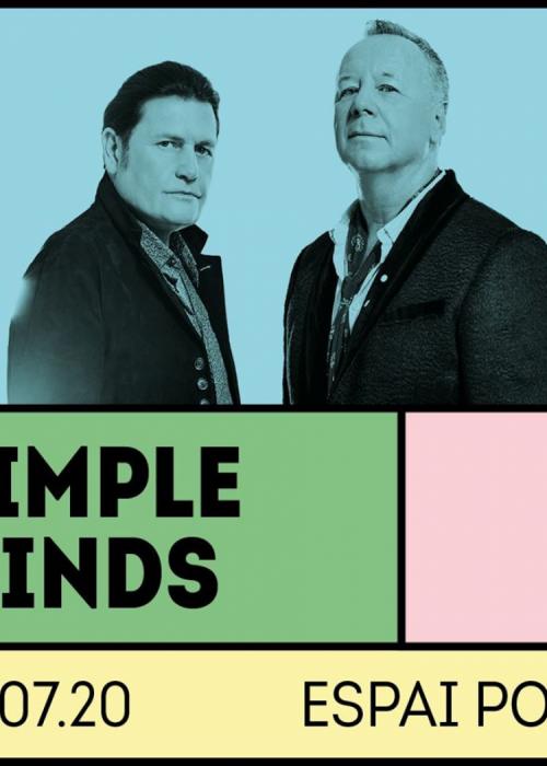 Cartel de Concierto de Simple Minds en Sant Feliu de Guíxols