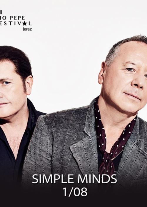 Cartel de Concierto de Simple Minds en Jerez de la Frontera
