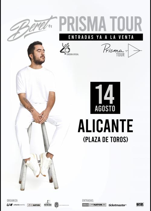 Cartel de Concierto de Beret en Alicante
