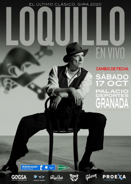 Cartel de Concierto de Loquillo en Granada