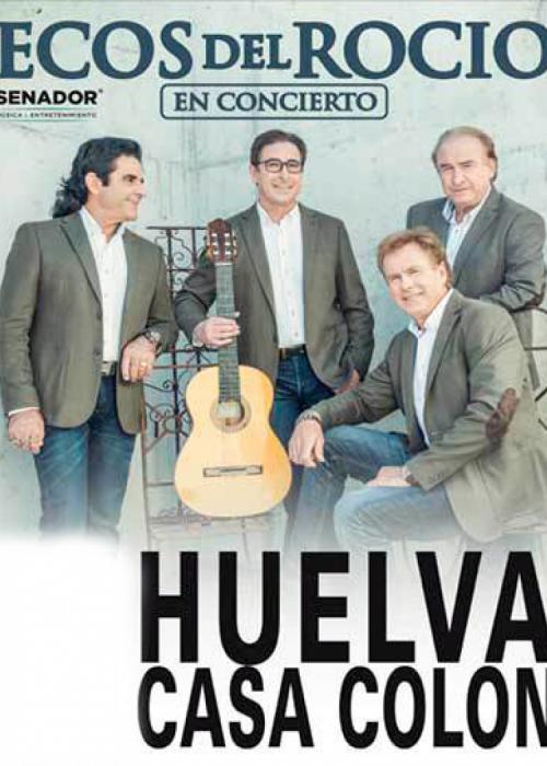Cartel de Concierto de Ecos del Rocío en Huelva