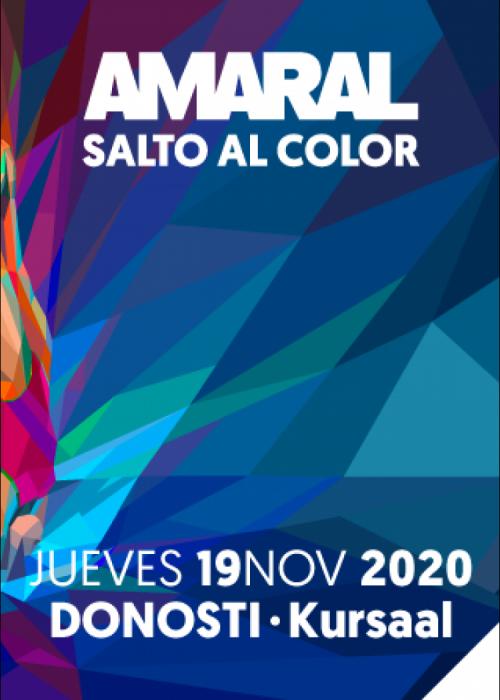 Cartel de Concierto de Amaral en Donostia-San Sebastián