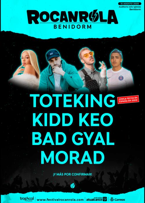 Cartel de Rocanrola Festival Benidorm 2020