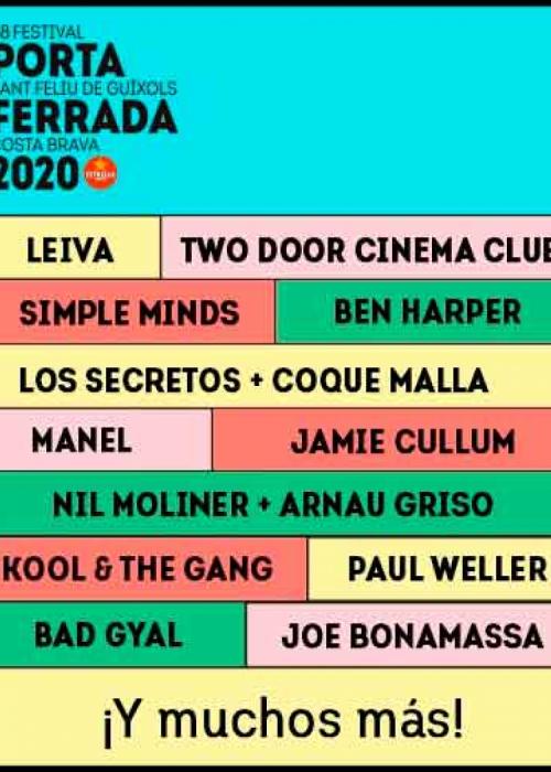 Cartel de Concierto de Leiva en Sant Feliu de Guíxols