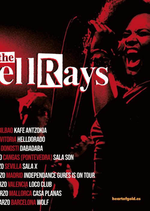 Cartel de Concierto de The Bellrays en Madrid