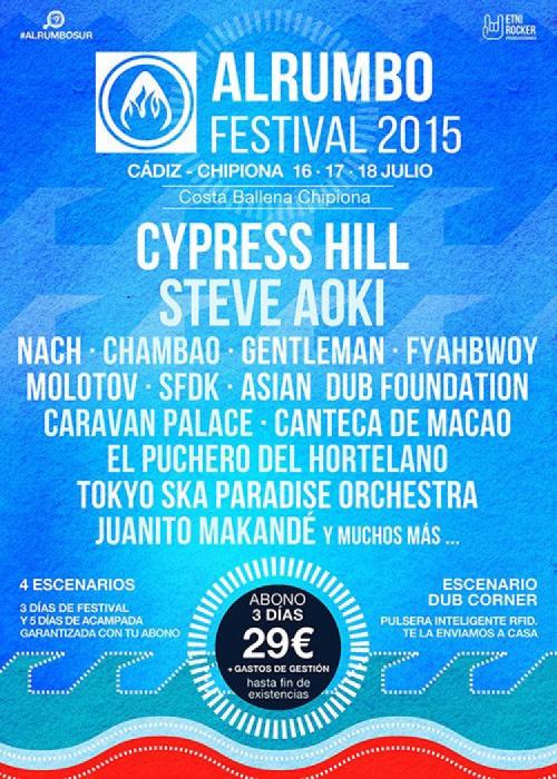 Cartel de Festival AlRumbo 2015