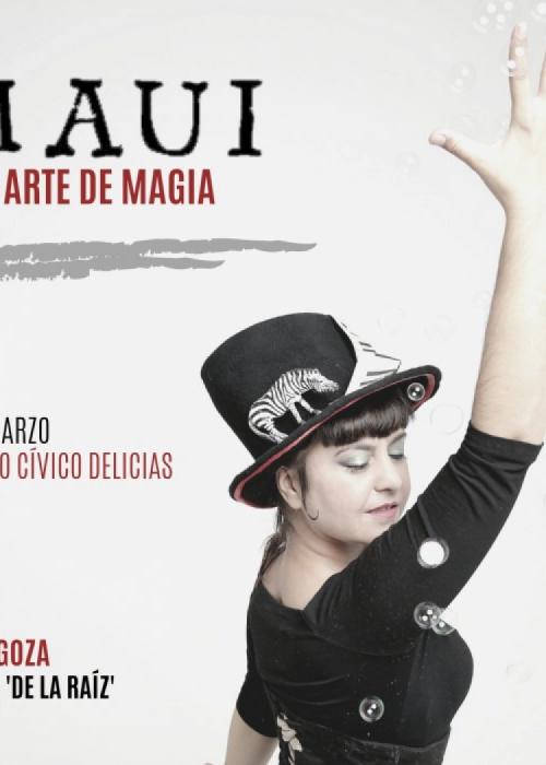 Cartel de Concierto de Maui en Zaragoza / De la Raíz
