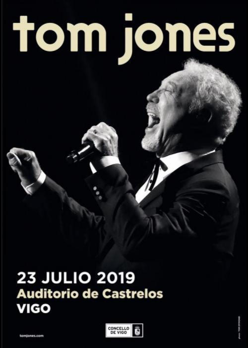 Cartel de Concierto de Tom Jones en Vigo