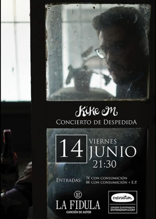 Cartel de Concierto de Kike M en Madrid